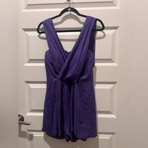 BCBGenerarion Purple Wrap Romper